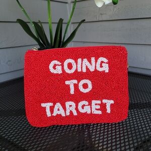 Kate Spade xTarget Red Beaded Clutch